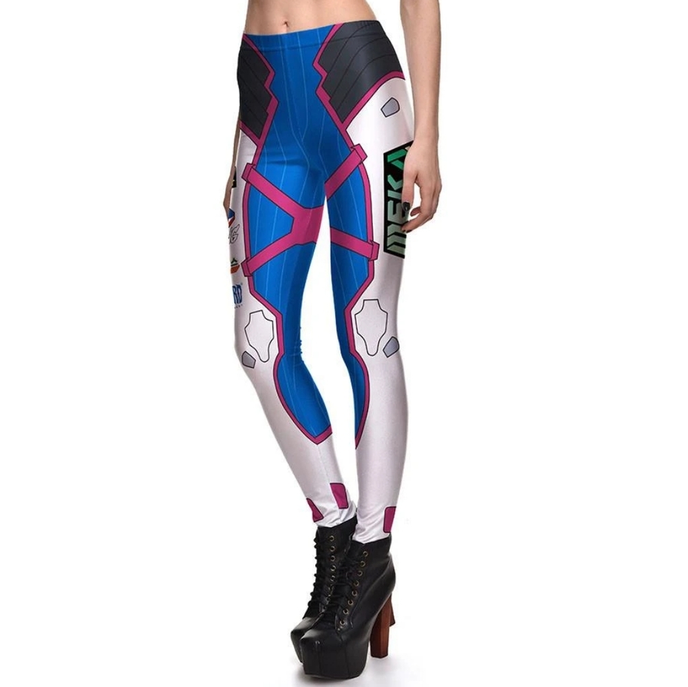 Overwatch DVA Cosplay Leggings